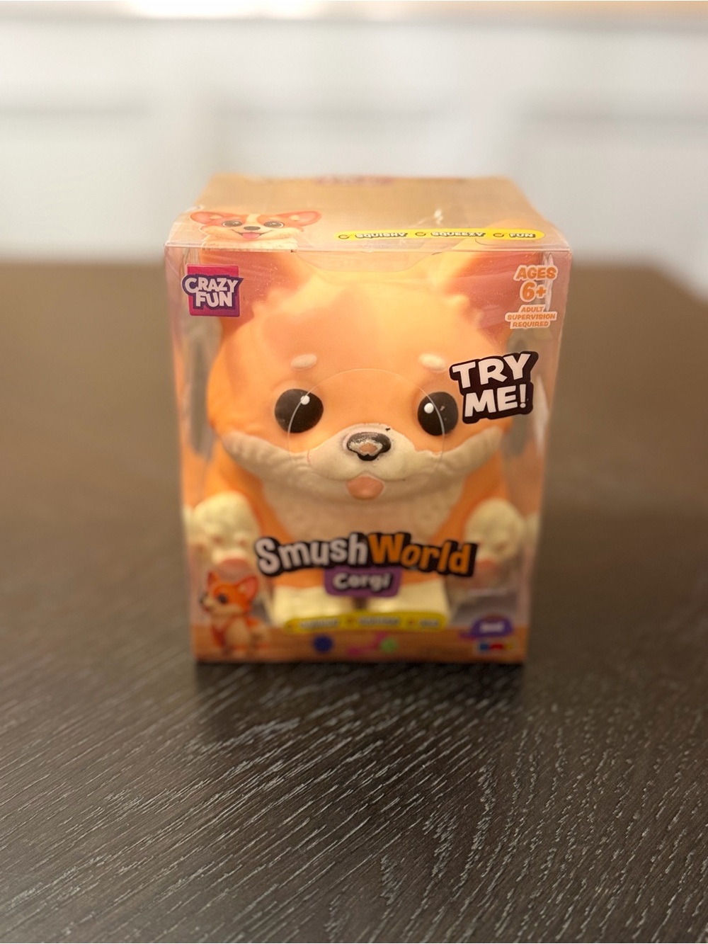 RMS Crazy Fun SmushWorld Corgi Squishy Fidget Toy